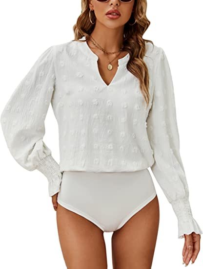 Women's long sleeved tight fitting black shirt